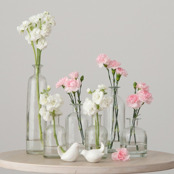 Clear Glass Budvases - Image 2
