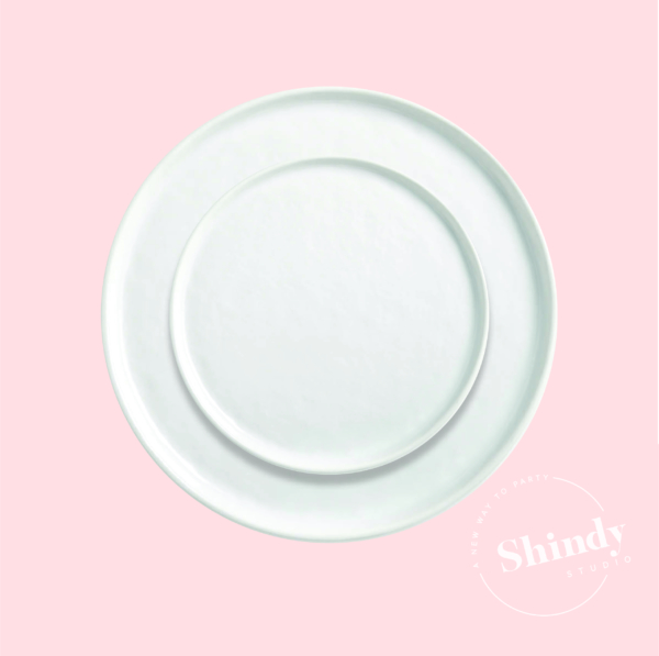 Plate Set, White