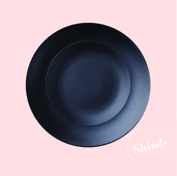 Plate Set, Black
