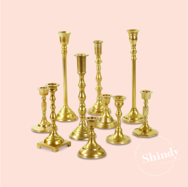 Mixed Taper Holders, Gold