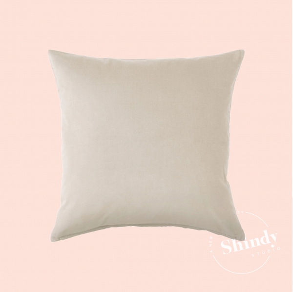 Large Pillow, Light Beige