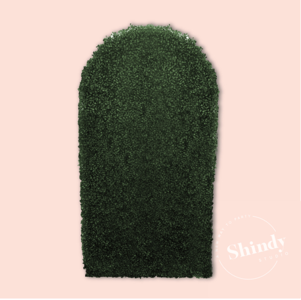 Boxwood Arch Wall